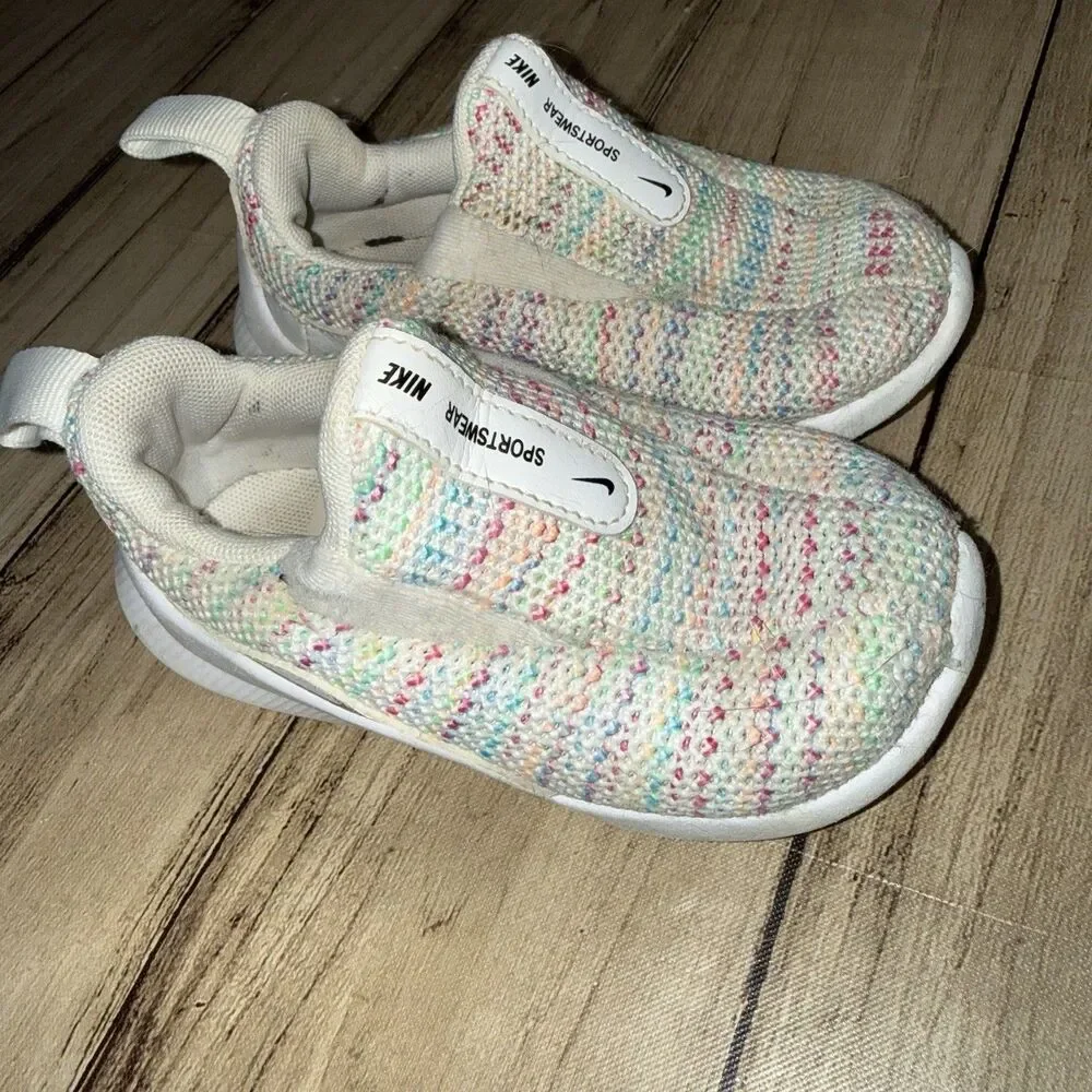Nike Toddlers Viale Space Dye Slip On Sneakers White Size 6C